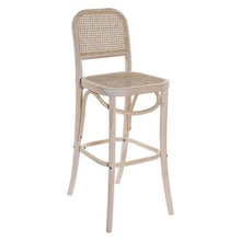 Lade das Bild in den Galerie-Viewer, Hocker Dekodonia Rattan Birke (44 x 54 x 109 cm) von EGOECO um plastikfrei und nachhaltig gut im mediterranen Stil zu leben 
