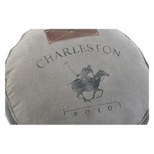 Lade das Bild in den Galerie-Viewer, Puff Dekodonia Charleston Haut Baumwolle (50 x 50 x 40 cm) von EGOECO um plastikfrei und nachhaltig gut im mediterranen Stil zu leben 
