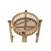 Lade das Bild in den Galerie-Viewer, Blumentopf DKD Home Decor Bambus natürlich (32 x 32 x 55.5 cm)
