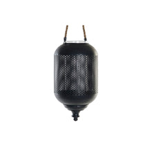 Lade das Bild in den Galerie-Viewer, Kerzenschale DKD Home Decor Braun Schwarz Metall Kristall Schnur (22 x 22 x 43 cm)
