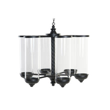 Lade das Bild in den Galerie-Viewer, Kerzenschale DKD Home Decor Schwarz Metall Kristall (53 x 53 x 52 cm)
