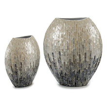 Lade das Bild in den Galerie-Viewer, Vase Grau Verblasster Effekt (15 x 35 x 32 cm) - EGOECO
