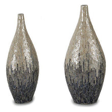 Lade das Bild in den Galerie-Viewer, Vase Grau Verblasster Effekt (21 x 63 x 28	 cm) - EGOECO
